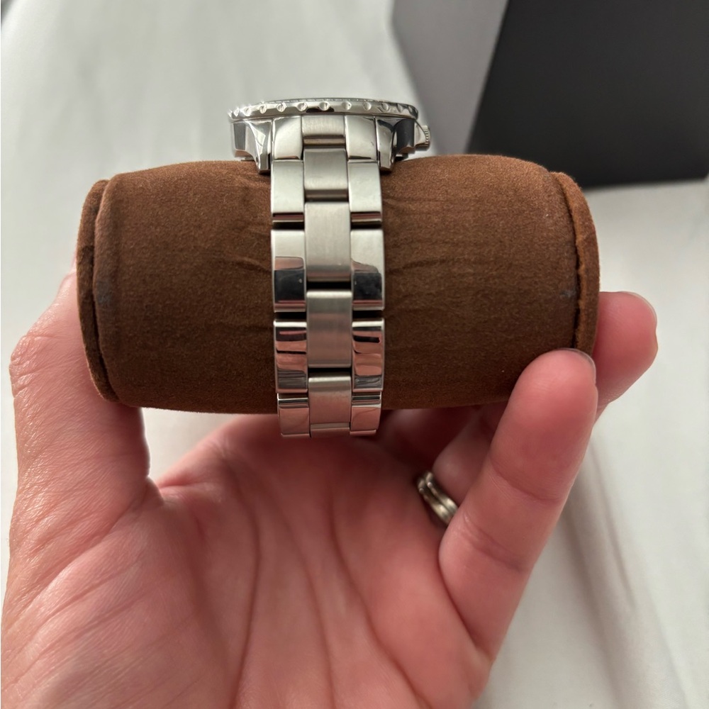 Michael Kors Silver Timepiece With Sparkling Bezel - image 4